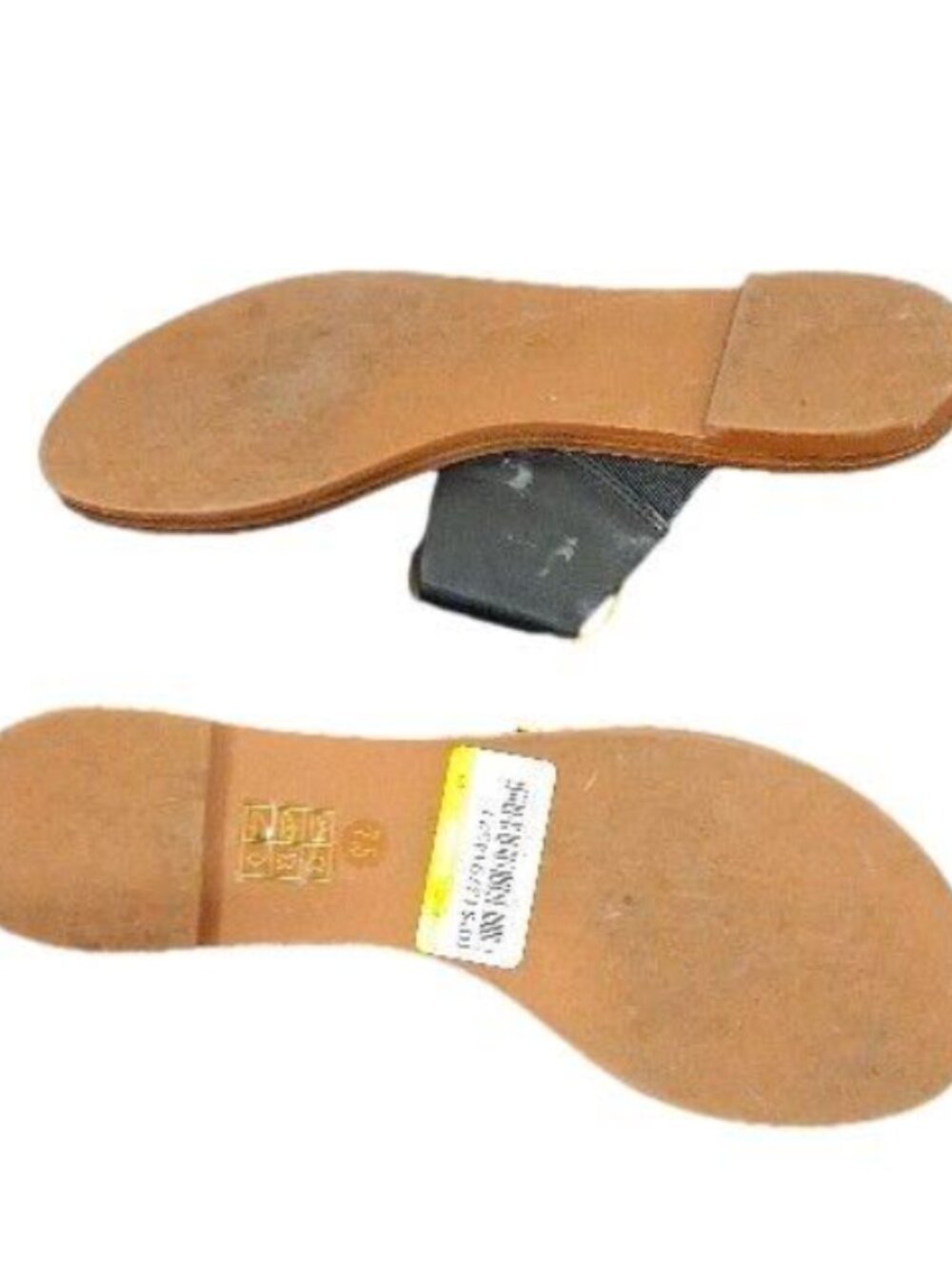Tory Burch Black Leather Studded Sandals — Size 7.5 - Picture 8 of 8